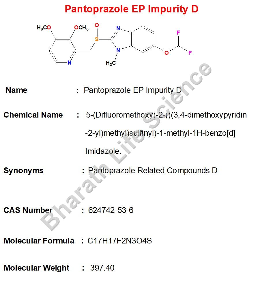Pantoprazole EP Impurity D
